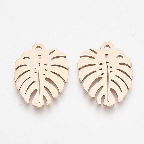 PandaHall 201 Stainless Steel Pendants, Leaf, Rose Gold, 17x13x1mm, Hole: 1.4mm 201 Stainless Steel Leaf
PandaHall 201 Stainless Steel Pendants, Leaf, Rose Gold, 17x13x1mm, Hole: 1.4mm 201 Stainless Steel Leaf