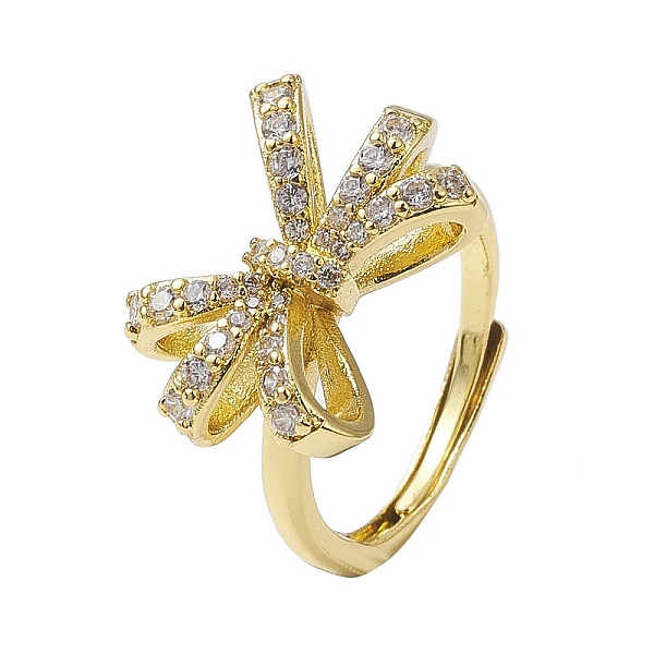 PandaHall Rack Plating Brass Micro Pave Cubic Zirconia Adjustable Finger Rings, Long-Lasting Plated, Lead Free & Cadmium Free, Bowknot, Real...
PandaHall Rack Plating Brass Micro Pave Cubic Zirconia Adjustable Finger Rings, Long-Lasting Plated, Lead Free & Cadmium Free, Bowknot, Real...