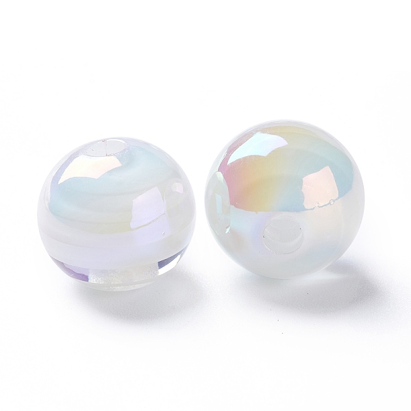 PandaHall Stripe Resin Beads, AB Color, Rondelle, Snow, 15.5~16x13.5~14.5mm, Hole: 2.5~3.5mm Resin Rondelle White
PandaHall Stripe Resin Beads, AB Color, Rondelle, Snow, 15.5~16x13.5~14.5mm, Hole: 2.5~3.5mm Resin Rondelle White