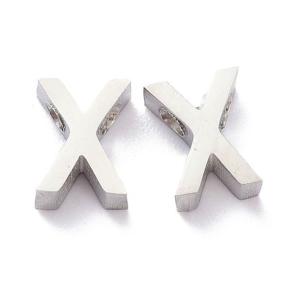 PandaHall 304 Stainless Steel Charms, Alphabet, Stainless Steel Color, Letter.X, 8x6x3mm, Hole: 1.8mm 304 Stainless Steel Letter X
PandaHall 304 Stainless Steel Charms, Alphabet, Stainless Steel Color, Letter.X, 8x6x3mm, Hole: 1.8mm 304 Stainless Steel Letter X