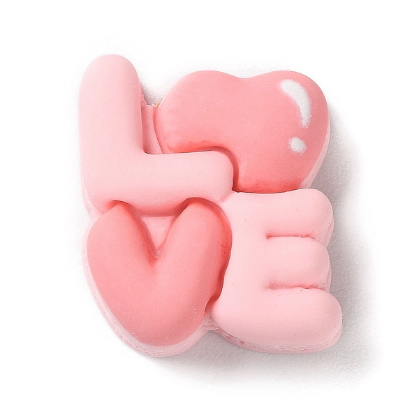 PandaHall Opaque Resin Cabochons, Cartoon Love Cabochons for Jewelry Making, Word, 22x19x8.5mm Resin Word
PandaHall Opaque Resin Cabochons, Cartoon Love Cabochons for Jewelry Making, Word, 22x19x8.5mm Resin Word