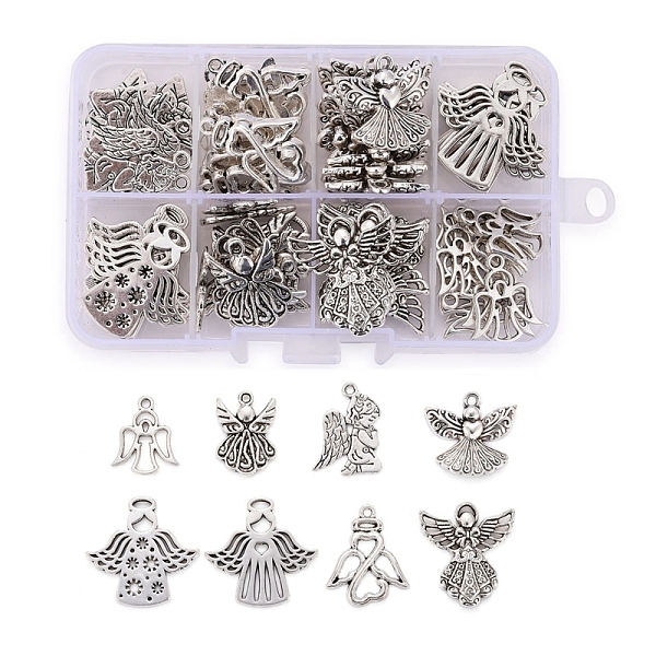 PandaHall 80Pcs 8 Styles Tibetan Style Alloy Pendants, Praying Angel, Cadmium Free & Lead Free, Antique Silver, 10pcs/style Alloy Angel &...
PandaHall 80Pcs 8 Styles Tibetan Style Alloy Pendants, Praying Angel, Cadmium Free & Lead Free, Antique Silver, 10pcs/style Alloy Angel &...