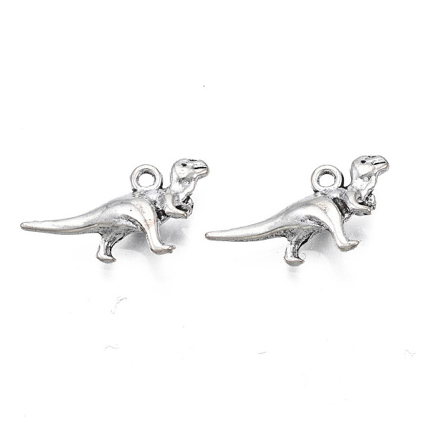 PandaHall Tibetan Style Alloy Pendants, Cadmium Free & Lead Free, Dinosaur, Antique Silver, 11x21x4mm, Hole: 1.4mm, about 1130pcs/1000g...
PandaHall Tibetan Style Alloy Pendants, Cadmium Free & Lead Free, Dinosaur, Antique Silver, 11x21x4mm, Hole: 1.4mm, about 1130pcs/1000g...