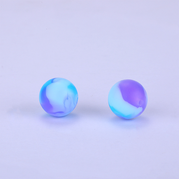 PandaHall Printed Round Silicone Focal Beads, Blue Violet, 15x15mm, Hole:2mm Silicone Round
PandaHall Printed Round Silicone Focal Beads, Blue Violet, 15x15mm, Hole:2mm Silicone Round