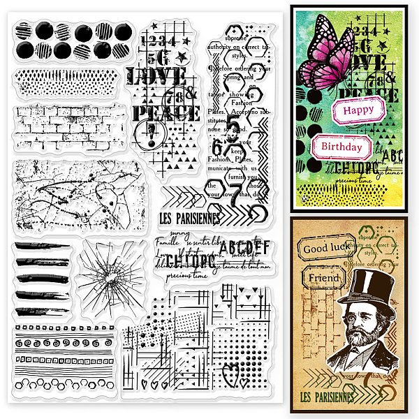 PandaHall PVC Stamps, for DIY Scrapbooking, Photo Album Decorative, Cards Making, Stamp Sheets, Film Frame, Mixed Shapes, 21x14.8x0.3cm...
PandaHall PVC Stamps, for DIY Scrapbooking, Photo Album Decorative, Cards Making, Stamp Sheets, Film Frame, Mixed Shapes, 21x14.8x0.3cm...