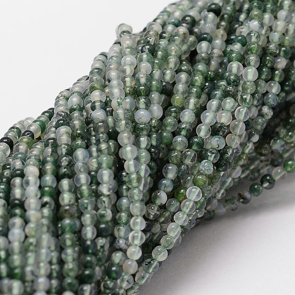 PandaHall Natural Moss Agate Beads Strands, Round, 2mm, Hole: 0.5mm, about 190pcs/strand Moss Agate Round
PandaHall Natural Moss Agate Beads Strands, Round, 2mm, Hole: 0.5mm, about 190pcs/strand Moss Agate Round