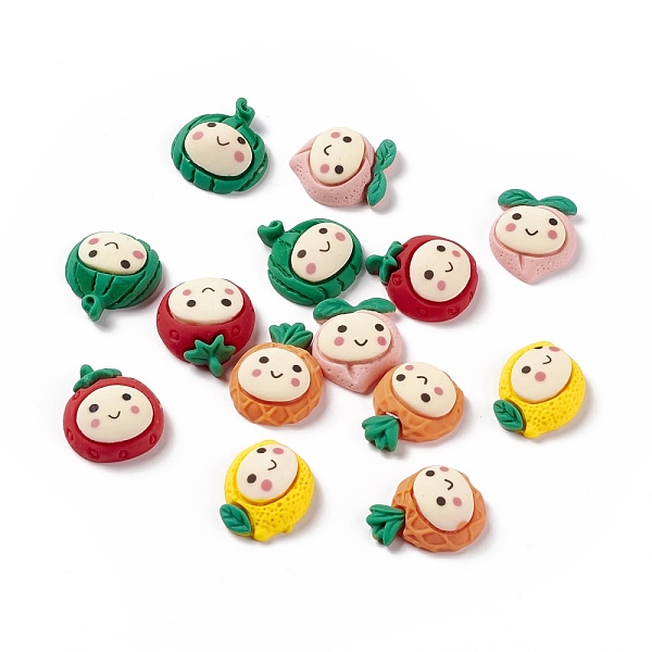 PandaHall Opaque Resin Cabochons, Peach & Watermelon & Lemon, Mixed Shapes with Smiling Face, Mixed Color, 17~23.5x18~22x8mm Resin Fruit..., Multicolor
PandaHall Opaque Resin Cabochons, Peach & Watermelon & Lemon, Mixed Shapes with Smiling Face, Mixed Color, 17~23.5x18~22x8mm Resin Fruit..., Multicolor