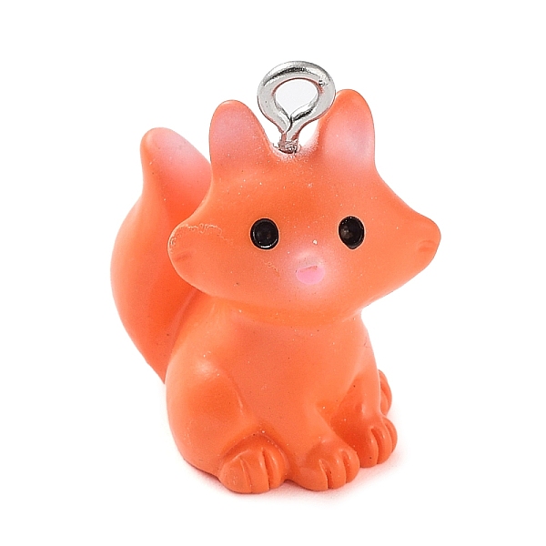PandaHall Opaque Resin Pendants, Animal Charms with Platinum Plated Iron Loops, Fox, 22.5x18.5x17.5mm, Hole: 2mm Iron+Resin Fox
PandaHall Opaque Resin Pendants, Animal Charms with Platinum Plated Iron Loops, Fox, 22.5x18.5x17.5mm, Hole: 2mm Iron+Resin Fox
