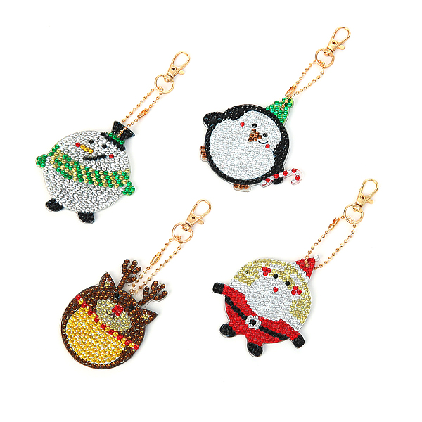 PandaHall DIY Keychain Diamond Painting Kits, including Acrylic Pendant, Diamond, Diamond Drill Tool, Ball Chain, Swivel Clasp, Christmas..., Multicolor
PandaHall DIY Keychain Diamond Painting Kits, including Acrylic Pendant, Diamond, Diamond Drill Tool, Ball Chain, Swivel Clasp, Christmas..., Multicolor