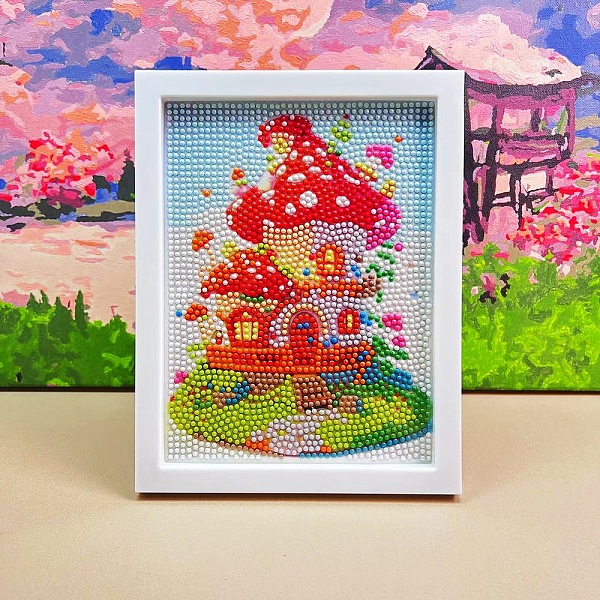 PandaHall Mushroom House DIY Photo Frame Diamond Painting Kit, Including Resin Rhinestones Bag, Diamond Sticky Pen, Tray Plate and Glue Clay..., Red
PandaHall Mushroom House DIY Photo Frame Diamond Painting Kit, Including Resin Rhinestones Bag, Diamond Sticky Pen, Tray Plate and Glue Clay..., Red