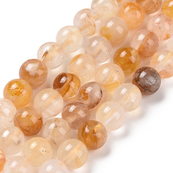 PandaHall Natural Yellow Hematoid Quartz/Golden Healer Quartz Beads Strands, Round, 8.5mm, Hole: 1.2mm, about 46pcs/strand, 14.96''(38cm)...
PandaHall Natural Yellow Hematoid Quartz/Golden Healer Quartz Beads Strands, Round, 8.5mm, Hole: 1.2mm, about 46pcs/strand, 14.96''(38cm)...