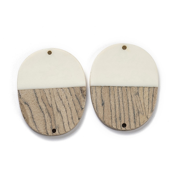 PandaHall (Defective Closeout Sale: Yellowing) Resin & Wenge Wood Links connectors, Oval, Lemon Chiffon, 45x35x4mm, Hole: 2mm Wood Oval
PandaHall (Defective Closeout Sale: Yellowing) Resin & Wenge Wood Links connectors, Oval, Lemon Chiffon, 45x35x4mm, Hole: 2mm Wood Oval