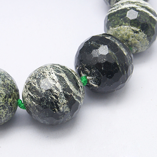 PandaHall Natural Silver Line Jasper Beads Strands, Faceted, Round, 30mm Silver Line Jasper Round Green
PandaHall Natural Silver Line Jasper Beads Strands, Faceted, Round, 30mm Silver Line Jasper Round Green