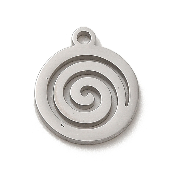 PandaHall 304 Stainless Steel Pendants, Laser Cut, Flat Round with Vortex Charm, Stainless Steel Color, 12x10x1mm, Hole: 1.2mm 304 Stainless...
PandaHall 304 Stainless Steel Pendants, Laser Cut, Flat Round with Vortex Charm, Stainless Steel Color, 12x10x1mm, Hole: 1.2mm 304 Stainless...