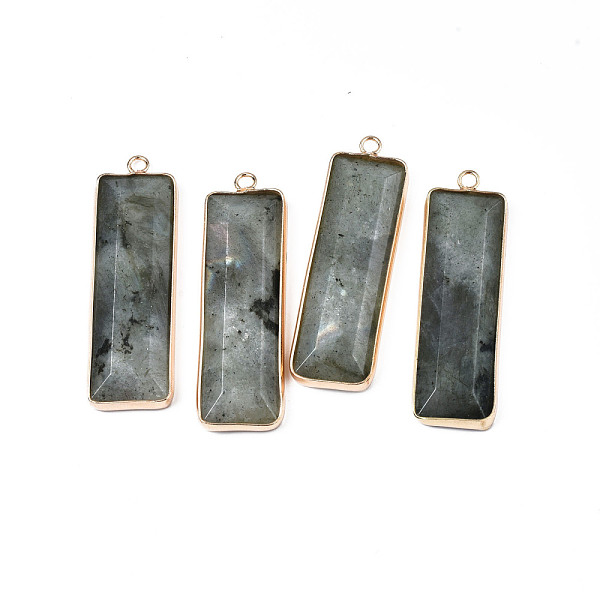PandaHall Natural Labradorite Pendants, with Golden Tone Brass Findings, Rectangle, 48~49x13x4~5mm, Hole: 2.5mm Labradorite Rectangle
PandaHall Natural Labradorite Pendants, with Golden Tone Brass Findings, Rectangle, 48~49x13x4~5mm, Hole: 2.5mm Labradorite Rectangle