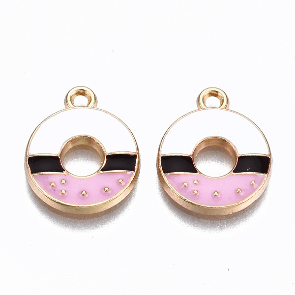 PandaHall Alloy Enamel Pendants, Cadmium Free & Lead Free, Light Gold, Donut, Colorful, 17x14x2mm, Hole: 1.6mm Alloy+Enamel Donut
PandaHall Alloy Enamel Pendants, Cadmium Free & Lead Free, Light Gold, Donut, Colorful, 17x14x2mm, Hole: 1.6mm Alloy+Enamel Donut