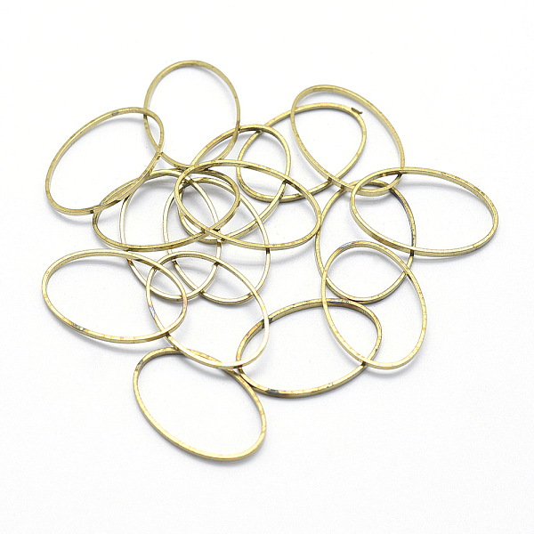 PandaHall Brass Linking Rings, Oval, Lead Free & Cadmium Free & Nickel Free, Raw(Unplated), 20x13x0.8mm, Inner Diameter: 12x19mm Brass Oval
PandaHall Brass Linking Rings, Oval, Lead Free & Cadmium Free & Nickel Free, Raw(Unplated), 20x13x0.8mm, Inner Diameter: 12x19mm Brass Oval