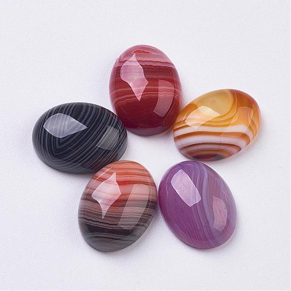 PandaHall Natural Agate Cabochons, Dyed & Heated, Oval, Mixed Color, 16~16.5x12~12.5x6mm Natural Agate Oval Multicolor
PandaHall Natural Agate Cabochons, Dyed & Heated, Oval, Mixed Color, 16~16.5x12~12.5x6mm Natural Agate Oval Multicolor