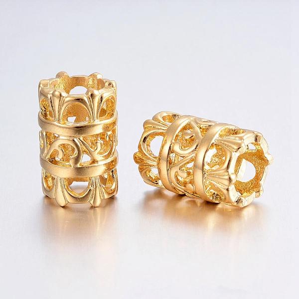 PandaHall Ion Plating(IP) 304 Stainless Steel Beads, Large Hole Beads, Hollow Column, Golden, 17x11mm, Hole: 8mm 304 Stainless Steel Column
PandaHall Ion Plating(IP) 304 Stainless Steel Beads, Large Hole Beads, Hollow Column, Golden, 17x11mm, Hole: 8mm 304 Stainless Steel Column