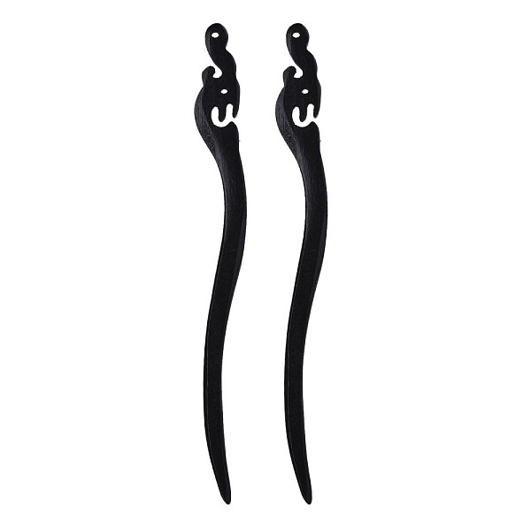 PandaHall Vintage Schima Wood Hair Sticks Findings, Hair Accessories for Women, Black, 168~180x18x6.5mm, Hole: 2.5mm Wood Black
PandaHall Vintage Schima Wood Hair Sticks Findings, Hair Accessories for Women, Black, 168~180x18x6.5mm, Hole: 2.5mm Wood Black