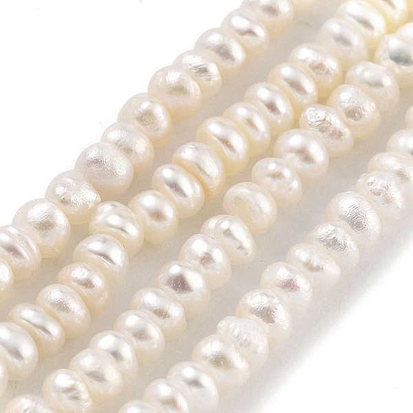 PandaHall Natural Cultured Freshwater Pearl Beads Strands, Grade 5A, Rondelle, PapayaWhip, 2.8~3.2mm, Hole: 0.5mm, about 66pcs/strand, 7.68..., Orange
PandaHall Natural Cultured Freshwater Pearl Beads Strands, Grade 5A, Rondelle, PapayaWhip, 2.8~3.2mm, Hole: 0.5mm, about 66pcs/strand, 7.68..., Orange