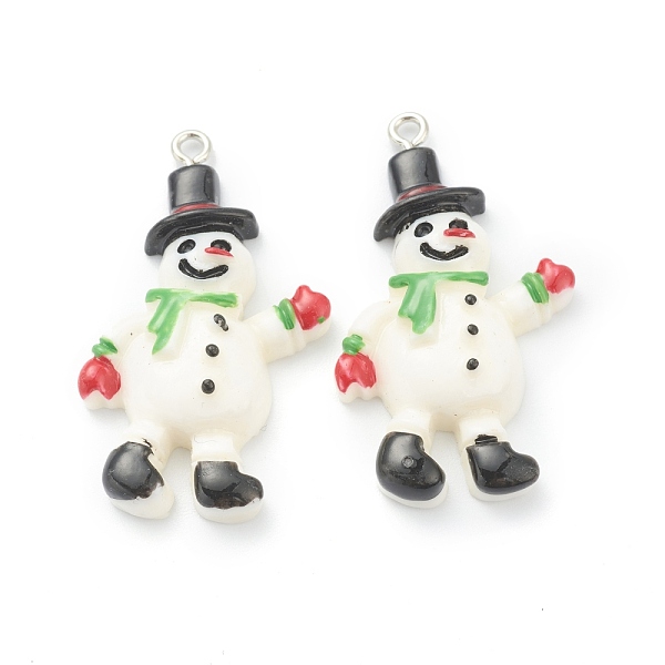 PandaHall Resin Pendants, for Christmas Festival, with Platinum Iron Peg Bail, Snowman, White, 40x25x7mm, Hole: 2mm Resin Others White
PandaHall Resin Pendants, for Christmas Festival, with Platinum Iron Peg Bail, Snowman, White, 40x25x7mm, Hole: 2mm Resin Others White