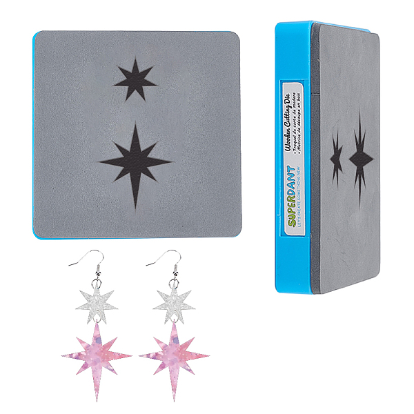 PandaHall SUPERDANT 1Pc Wood Cutting Dies, with Steel, for DIY Scrapbooking/Photo Album, Leather Craft, Star, 100x100x9mm Wood Star
PandaHall SUPERDANT 1Pc Wood Cutting Dies, with Steel, for DIY Scrapbooking/Photo Album, Leather Craft, Star, 100x100x9mm Wood Star