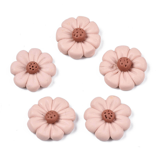 PandaHall Handmade Polymer Clay Cabochons, 8-Petal Flower, Misty Rose, 17~18x4~6mm Polymer Clay Flower
PandaHall Handmade Polymer Clay Cabochons, 8-Petal Flower, Misty Rose, 17~18x4~6mm Polymer Clay Flower