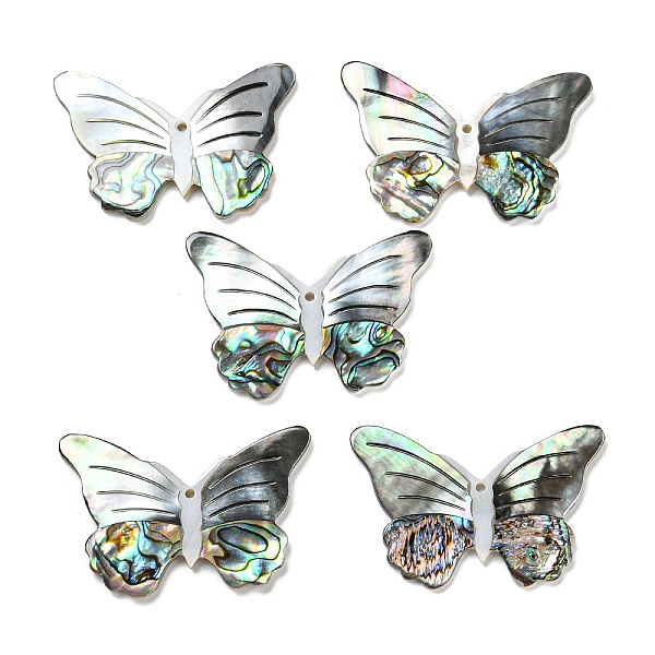 PandaHall Natural Freshwater Shell & Black Lip Shell & Paua Shell & Natural White Shell Pendants, Butterfly Charms, Seashell Color...
PandaHall Natural Freshwater Shell & Black Lip Shell & Paua Shell & Natural White Shell Pendants, Butterfly Charms, Seashell Color...