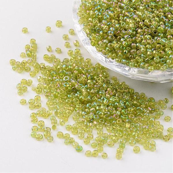 PandaHall Round Trans. Colors Rainbow Glass Seed Beads, Green Yellow, Size: about 2mm in diameter, hole:1mm, about 3306pcs/50g Glass Green
PandaHall Round Trans. Colors Rainbow Glass Seed Beads, Green Yellow, Size: about 2mm in diameter, hole:1mm, about 3306pcs/50g Glass Green