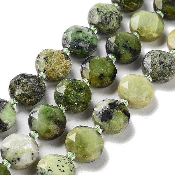 PandaHall Natural Australia Jade/Chrysoprase Beads Strands, with Seed Beads, Faceted Hexagonal Cut, Flat Round, 12~12.5x5~6mm, Hole...
PandaHall Natural Australia Jade/Chrysoprase Beads Strands, with Seed Beads, Faceted Hexagonal Cut, Flat Round, 12~12.5x5~6mm, Hole...