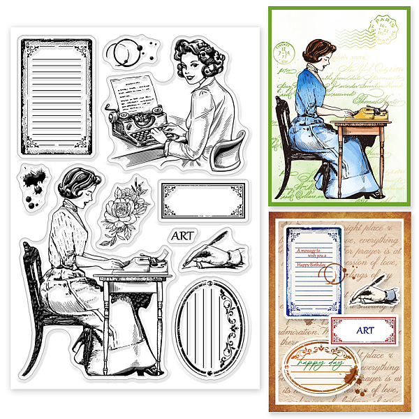 PandaHall Custom PVC Plastic Clear Stamps, for DIY Scrapbooking, Photo Album Decorative, Cards Making, Human, 160x110x3mm Plastic Human...
PandaHall Custom PVC Plastic Clear Stamps, for DIY Scrapbooking, Photo Album Decorative, Cards Making, Human, 160x110x3mm Plastic Human...