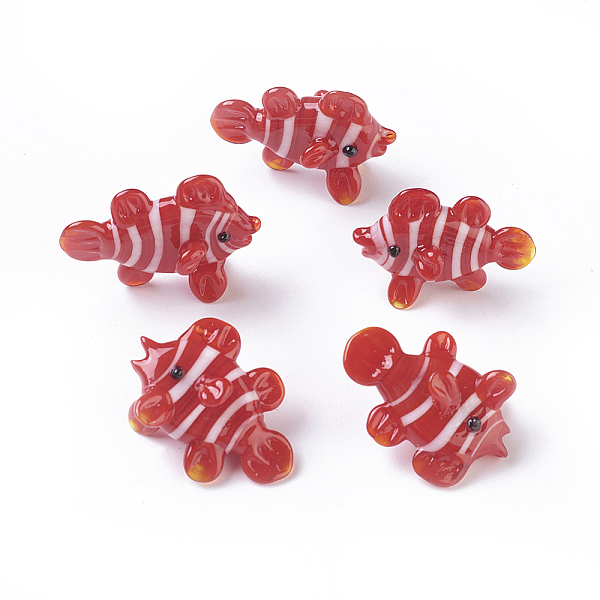 PandaHall Home Decorations, Handmade Lampwork Display Decorations, Tropical Fish, Red, 27~31x13~15x24~27mm Lampwork Fish Red
PandaHall Home Decorations, Handmade Lampwork Display Decorations, Tropical Fish, Red, 27~31x13~15x24~27mm Lampwork Fish Red