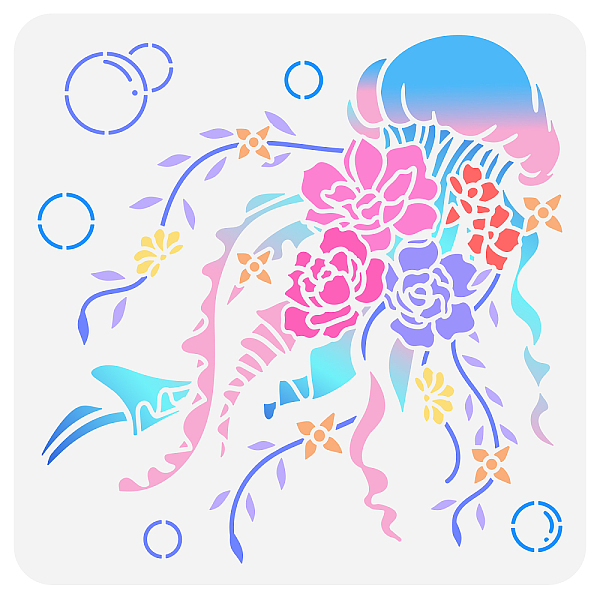 PandaHall PET Hollow Out Drawing Painting Stencils, for DIY Scrapbook, Photo Album, Jellyfish Pattern, 30x30cm Plastic Jellyfish
PandaHall PET Hollow Out Drawing Painting Stencils, for DIY Scrapbook, Photo Album, Jellyfish Pattern, 30x30cm Plastic Jellyfish