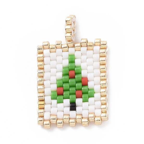 PandaHall Christmas Theme Handmade MIYUKI Japanese Seed Loom Pattern Seed Beads, Christmas Theme Rectangle Pendants, Christmas Tree Pattern...
PandaHall Christmas Theme Handmade MIYUKI Japanese Seed Loom Pattern Seed Beads, Christmas Theme Rectangle Pendants, Christmas Tree Pattern...
