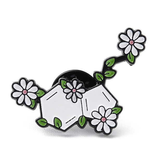 PandaHall Chemical Bond Enamel Pins, Electrophoresis Black Zinc Alloy Brooch for Clothes Backpack, Flower, 28x29x1.5mm Alloy+Enamel Flower
PandaHall Chemical Bond Enamel Pins, Electrophoresis Black Zinc Alloy Brooch for Clothes Backpack, Flower, 28x29x1.5mm Alloy+Enamel Flower