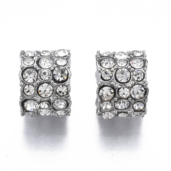PandaHall Rack Plating Alloy European Beads, Large Hole Beads, with Rhinestone, Cadmium Free & Nickel Free & Lead Free, Column, Platinum &..., Multicolor
PandaHall Rack Plating Alloy European Beads, Large Hole Beads, with Rhinestone, Cadmium Free & Nickel Free & Lead Free, Column, Platinum &..., Multicolor
