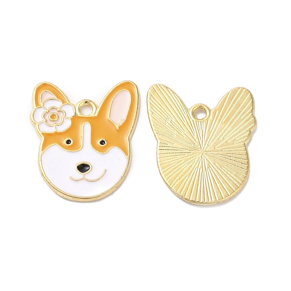 PandaHall Alloy Enamel Pendants, Golden, Dog Charm, White, 25x21x1.2mm, Hole: 2mm Alloy+Enamel Dog White
PandaHall Alloy Enamel Pendants, Golden, Dog Charm, White, 25x21x1.2mm, Hole: 2mm Alloy+Enamel Dog White