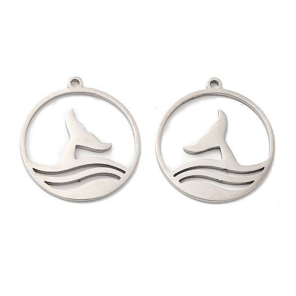PandaHall 304 Stainless Steel Pendants, Flat Round with Fishtail Charm, Stainless Steel Color, 22x20x1.5mm, Hole: 1.4mm 304 Stainless Steel...
PandaHall 304 Stainless Steel Pendants, Flat Round with Fishtail Charm, Stainless Steel Color, 22x20x1.5mm, Hole: 1.4mm 304 Stainless Steel...