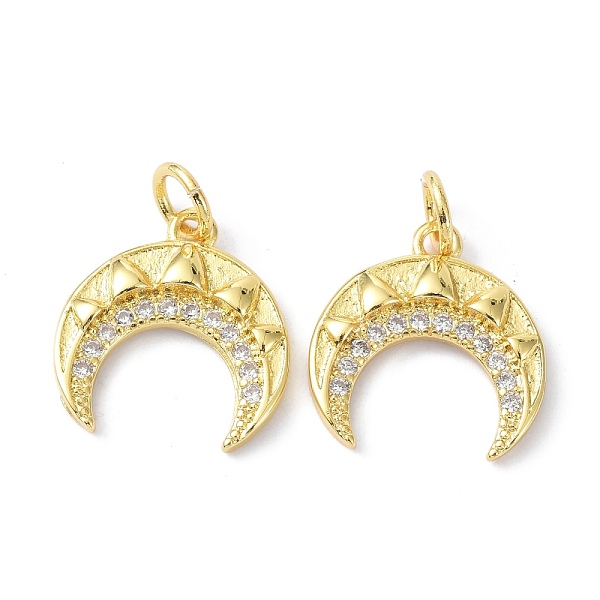 PandaHall Eco-Friendly Brass Micro Pave Cubic Zirconia Charms, with Jump Ring, Long-Lasting Plated, Moon, Real 18K Gold Plated..., Clear
PandaHall Eco-Friendly Brass Micro Pave Cubic Zirconia Charms, with Jump Ring, Long-Lasting Plated, Moon, Real 18K Gold Plated..., Clear