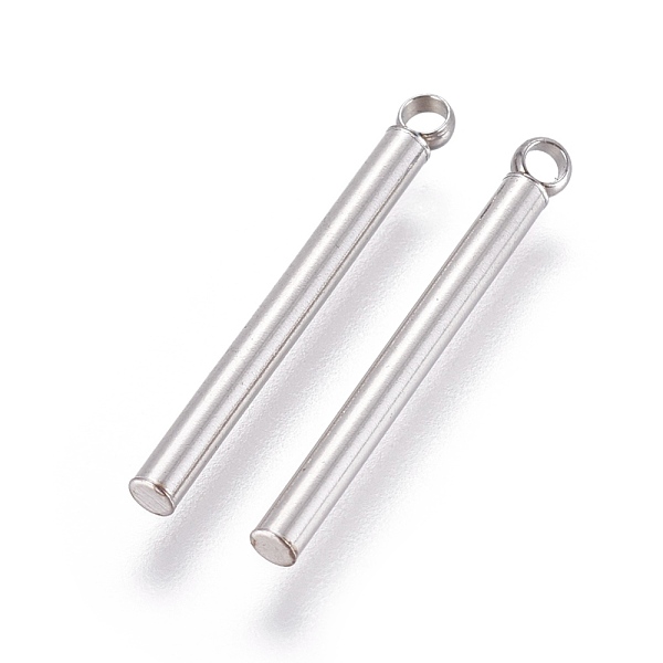 PandaHall 201 Stainless Steel Pendants, Column, Stainless Steel Color, 22.5x2mm, Hole: 1.5mm 201 Stainless Steel Column
PandaHall 201 Stainless Steel Pendants, Column, Stainless Steel Color, 22.5x2mm, Hole: 1.5mm 201 Stainless Steel Column