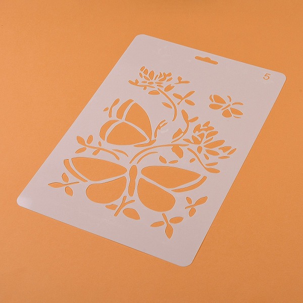 PandaHall Plastic Reusable Drawing Painting Stencils Templates, for DIY Scrapbook Wall Fabric Floor Furniture, Rectangle, White...
PandaHall Plastic Reusable Drawing Painting Stencils Templates, for DIY Scrapbook Wall Fabric Floor Furniture, Rectangle, White...