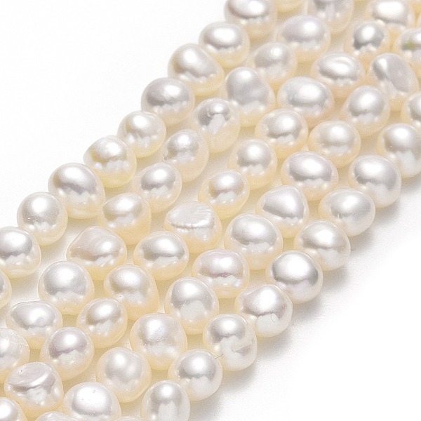 PandaHall Natural Cultured Freshwater Pearl Beads Strands, Two Sides Polished, Linen, 4.5x5~6x4.5mm, Hole: 0.6mm, about 72pcs/strand..., Brown
PandaHall Natural Cultured Freshwater Pearl Beads Strands, Two Sides Polished, Linen, 4.5x5~6x4.5mm, Hole: 0.6mm, about 72pcs/strand..., Brown
