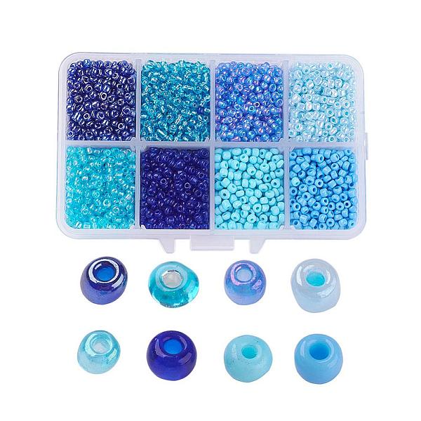 PandaHall 1 Box 8/0 Glass Seed Beads Round Loose Spacer Beads, Blue, 3mm, Hole: 1mm, about 4200pcs/box Glass Blue
PandaHall 1 Box 8/0 Glass Seed Beads Round Loose Spacer Beads, Blue, 3mm, Hole: 1mm, about 4200pcs/box Glass Blue