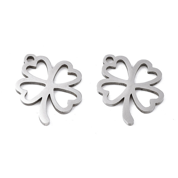PandaHall 201 Stainless Steel Charms, Laser Cut, Clover, Stainless Steel Color, 14x12x1mm, Hole: 1.2mm 201 Stainless Steel Clover
PandaHall 201 Stainless Steel Charms, Laser Cut, Clover, Stainless Steel Color, 14x12x1mm, Hole: 1.2mm 201 Stainless Steel Clover