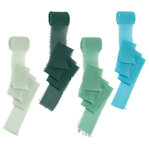 PandaHall 4 Rolls About 21.87 Yards(20m) Chiffon Ribbon, Green Handmade Fringe Fabric Chiffon Ribbon Frayed Edge Ribbon for Wedding...
PandaHall 4 Rolls About 21.87 Yards(20m) Chiffon Ribbon, Green Handmade Fringe Fabric Chiffon Ribbon Frayed Edge Ribbon for Wedding...
