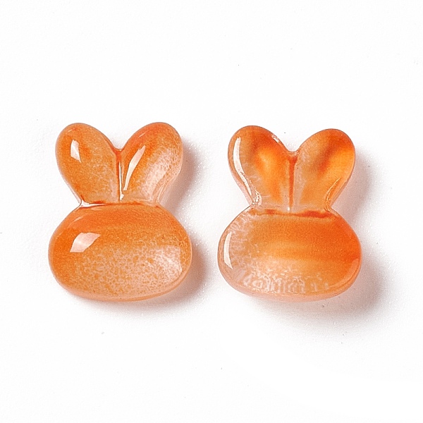 PandaHall Electroplated Glass Cabochons, Rabbit, Dark Orange, 10x8x3mm Glass Rabbit
PandaHall Electroplated Glass Cabochons, Rabbit, Dark Orange, 10x8x3mm Glass Rabbit