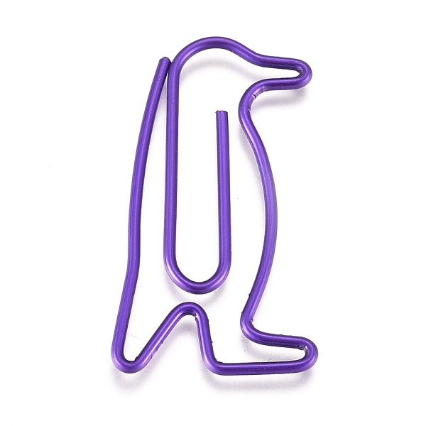 PandaHall Penguin Shape Iron Paperclips, Cute Paper Clips, Funny Bookmark Marking Clips, Purple, 34x19x1mm Iron Purple
PandaHall Penguin Shape Iron Paperclips, Cute Paper Clips, Funny Bookmark Marking Clips, Purple, 34x19x1mm Iron Purple