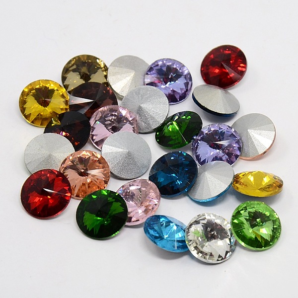 PandaHall Glass Pointed Back Rhinestone, Rivoli Rhinestone, Back Plated, Faceted Cone, Mixed Color, 14x7mm Glass Rhinestone Cone Multicolor
PandaHall Glass Pointed Back Rhinestone, Rivoli Rhinestone, Back Plated, Faceted Cone, Mixed Color, 14x7mm Glass Rhinestone Cone Multicolor