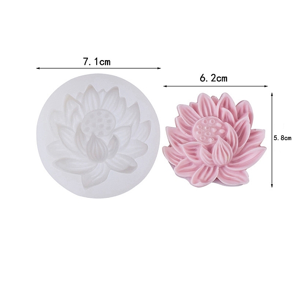 PandaHall Lotus DIY Food Grade Silicone Candle Molds, Aromatherapy Candle Moulds, Scented Candle Making Molds, White, 7.1x1.4cm Silicone...
PandaHall Lotus DIY Food Grade Silicone Candle Molds, Aromatherapy Candle Moulds, Scented Candle Making Molds, White, 7.1x1.4cm Silicone...